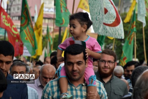 راهپیمایی هفته عفاف و حجاب در بابلسر