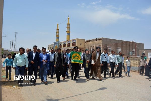 حضور دومین گروه کاروان خدام رضوی در شهرستان بشرویه استان خراسان جنوبی