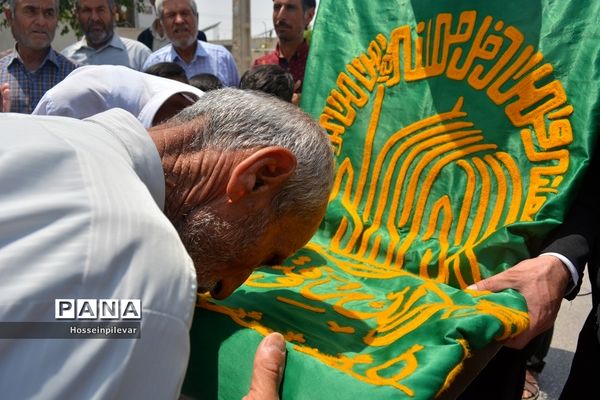 حضور دومین گروه کاروان خدام رضوی در شهرستان بشرویه استان خراسان جنوبی