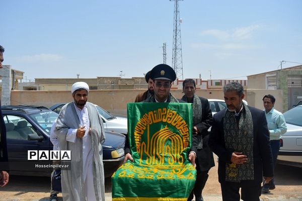 حضور دومین گروه کاروان خدام رضوی در شهرستان بشرویه استان خراسان جنوبی
