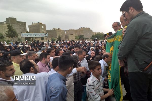 حضور خادمان آستان قدس رضوی در اسلامشهر