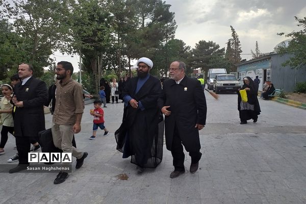 حضور خادمان آستان قدس رضوی در اسلامشهر