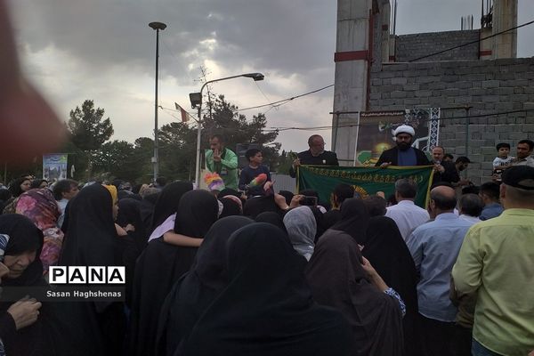 حضور خادمان آستان قدس رضوی در اسلامشهر