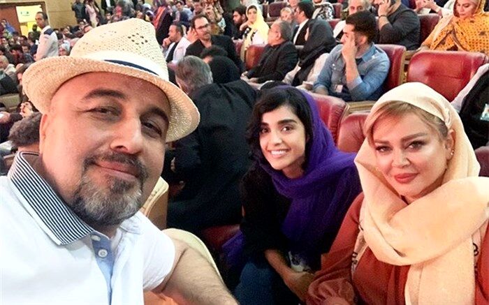 تصویر/ الهه حصاری، بهاره رهنما و رضا عطاران در جشن حافظ