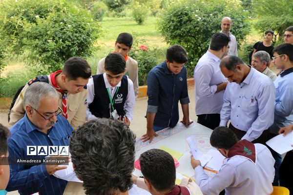 برگزاری جشنواره اردوی پیشتازان پسر و خبرنگاران پانا استان فارس