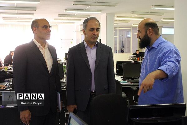 بازدید رئیس فدراسیون ورزش دانش‌آموزی از خبرگزاری پانا