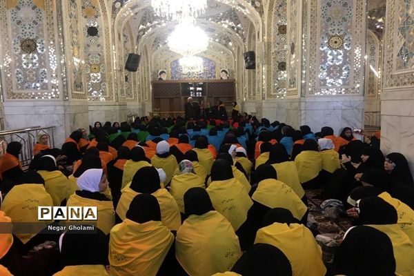 چهاردهمین دوره اردوی زیارتی دانش‌آموزان دختر زیارت‌ اولی سراسر کشور در مشهد مقدس