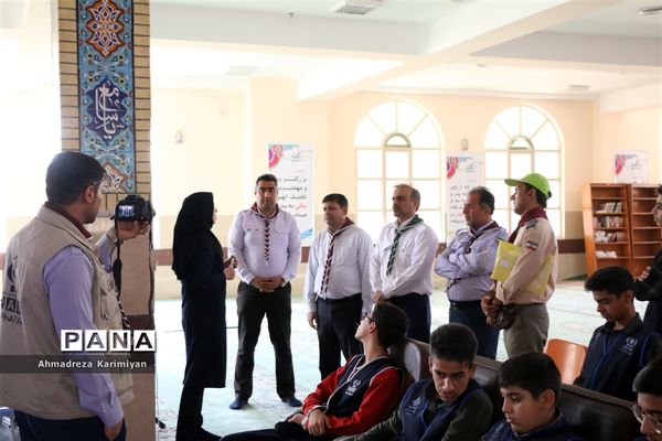 ایستگاه‌های مهارت‌های آموزشی در اولین روز از اردوی استانی پیشتازان فارس