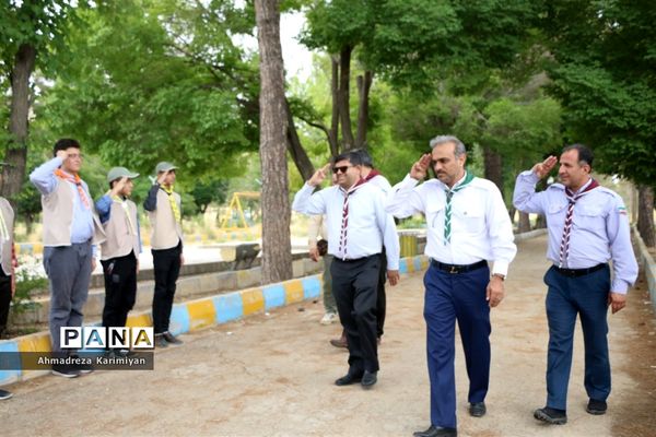 ایستگاه‌های مهارت‌های آموزشی در اولین روز از اردوی استانی پیشتازان فارس