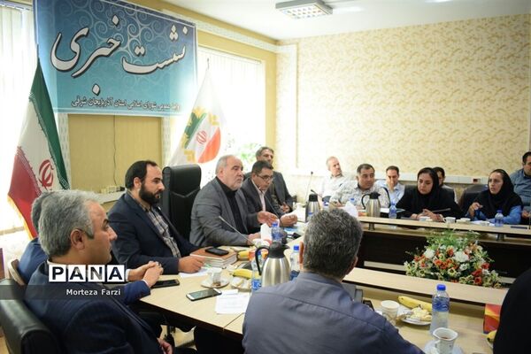 نشست خبری رئیس شورای اسلامی استان آذربایجان شرقی