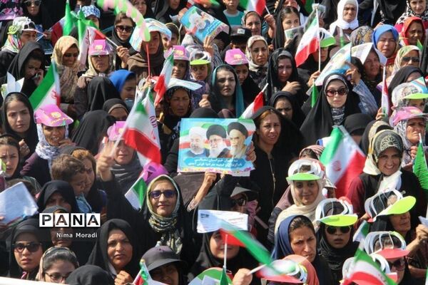 استقبال مردم خراسان شمالی از رئیس جمهوری
