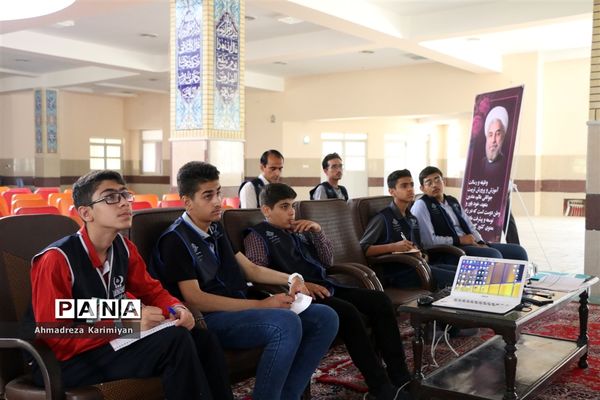 کلاس آموزشی خبرگزاری پانا در اردوی استانی پیشتازان فارس