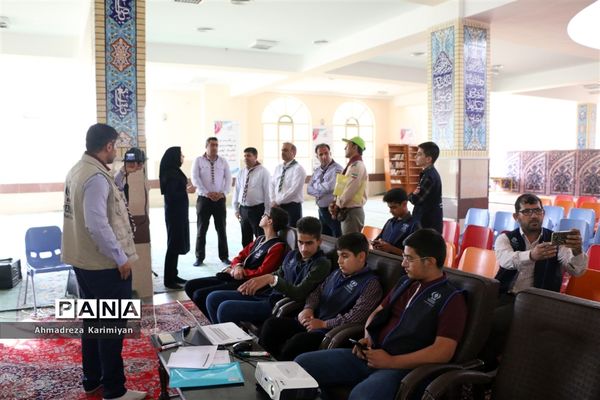 کلاس آموزشی خبرگزاری پانا در اردوی استانی پیشتازان فارس