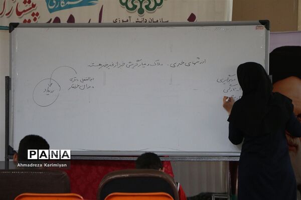 کلاس آموزشی خبرگزاری پانا در اردوی استانی پیشتازان فارس
