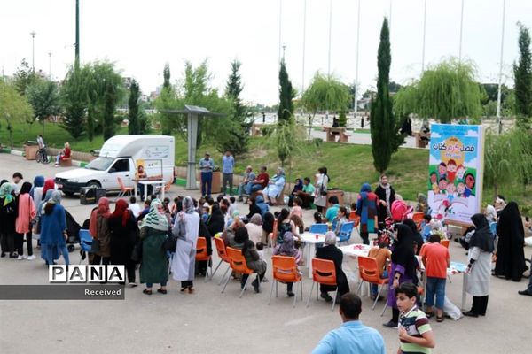 دومین برنامه پویش فصل گرم  کتاب کانون پرورش فکری در ساری