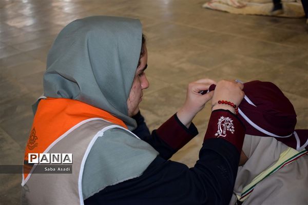 مراسم اختتامیه اردوی استانی دختران پیشتاز سازمان دانش‌آموزی فارس