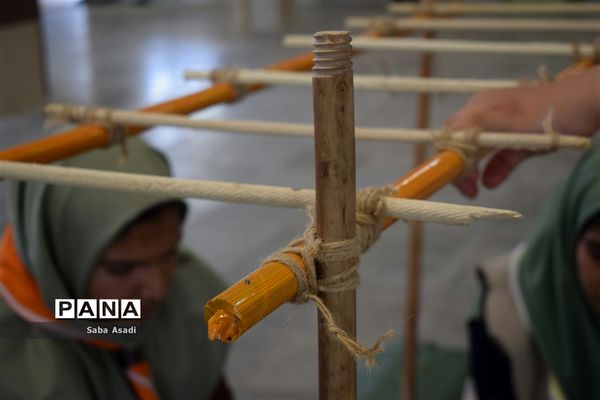 مراسم اختتامیه اردوی استانی دختران پیشتاز سازمان دانش‌آموزی فارس