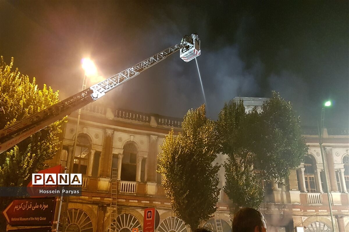 برآورد دقیق خسارت بنای تاریخی میدان حسن‌آباد پس از تخلیه اسناد بانک‌ها انجام می‌شود