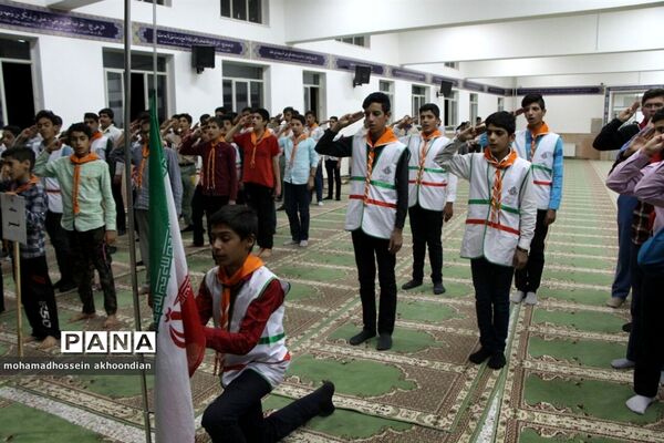 بازدید معاون پرورشی و فرهنگی اداره کل آموزش و پرورش استان از اردوی استانی پیشتازان پسر