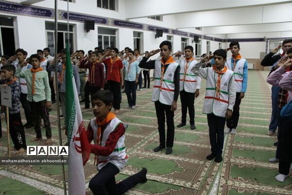 بازدید معاون پرورشی و فرهنگی اداره کل آموزش و پرورش استان از اردوی استانی پیشتازان پسر