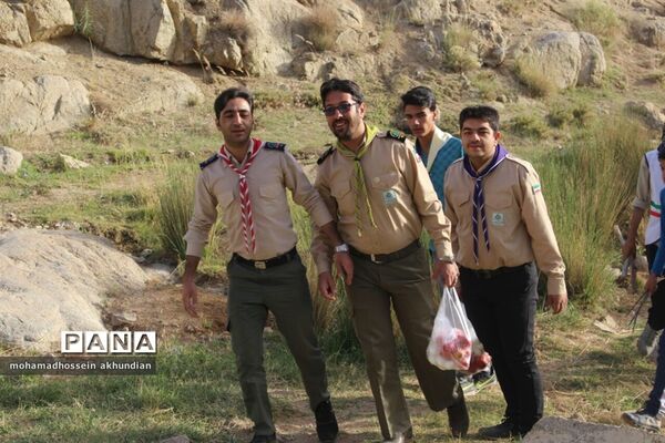 کوهنوردی پسران پیشتاز در سانیج