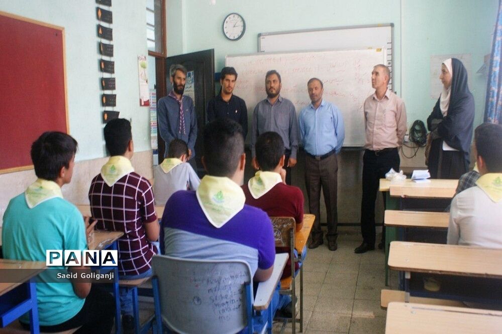 اردوی دانش‌آموزان پیشتاز شهرستان مهدیشهر