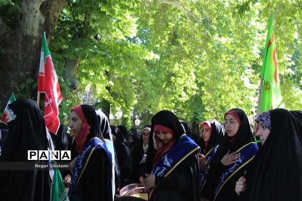آیین اختتامیه اردوی طرح ولایت بسیج دانش‌آموزی