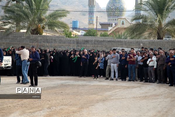 وداع باشکوه با پیکرسرهنگ شهیدعباس بهروزی درخِشت