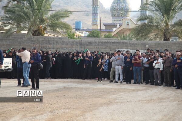 وداع باشکوه با پیکرسرهنگ شهیدعباس بهروزی درخِشت