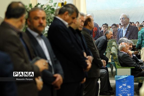 مراسم چهلمین روز درگذشت رئیس فقید جامعه خیرین مدرسه‌ساز کشور