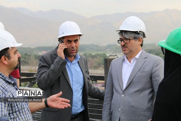 بازدید اعضای شورای اسلامی شهر قدس از پروژه  بیمارستان 160 تختخوابی