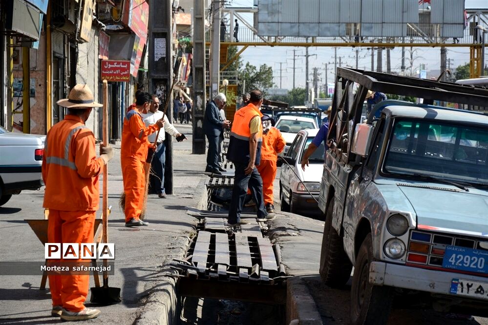 اجرای طرح جهادی تنظیف شهری در ملارد
