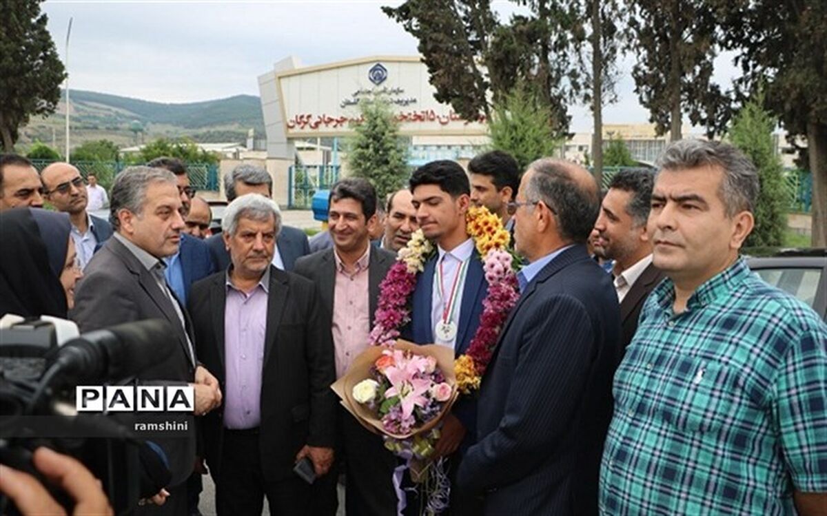 کسب نشان نقره توسط دانش آموز گلستانی