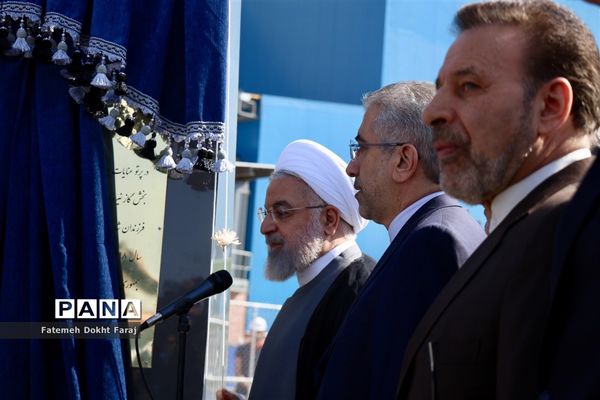 افتتاح بخش گاز نیروگاه سیکل ترکیبی هریس