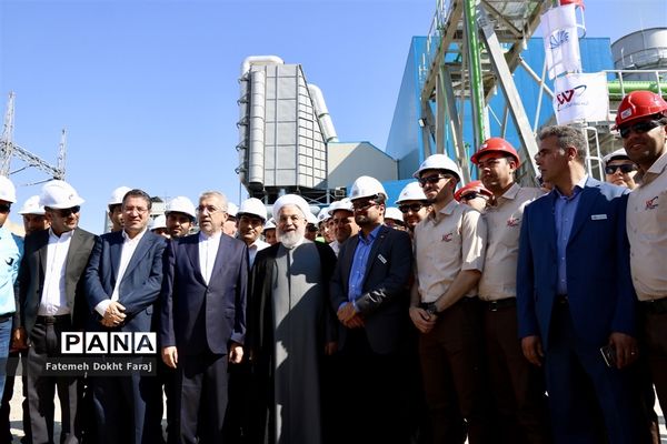 افتتاح بخش گاز نیروگاه سیکل ترکیبی هریس