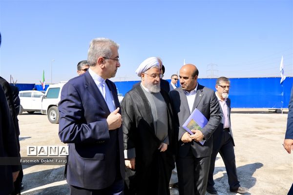 افتتاح بخش گاز نیروگاه سیکل ترکیبی هریس