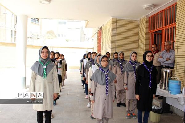 اردوی یک روزه پیشتازان دختر منتخب برای حضور در اردوی ملی