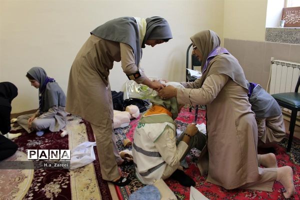 اردوی یک روزه پیشتازان دختر منتخب برای حضور در اردوی ملی