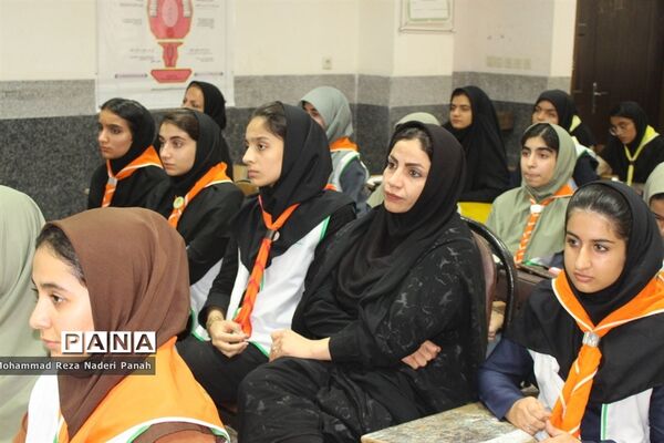 اردوی  استانی  دانش آموزان پیشتاز دختر استان بوشهر -۱