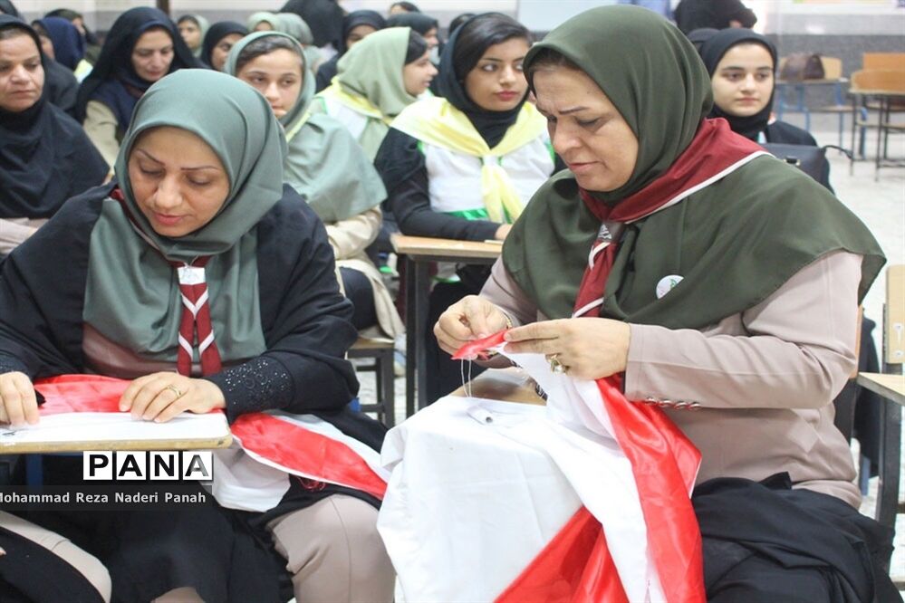 اردوی  استانی  دانش آموزان پیشتاز دختر استان بوشهر -۱