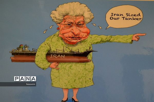 افتتاح نمایشگاه کاریکاتور(آسوده باش من ملکه‌ام) و (ملکه کشتی ربا)