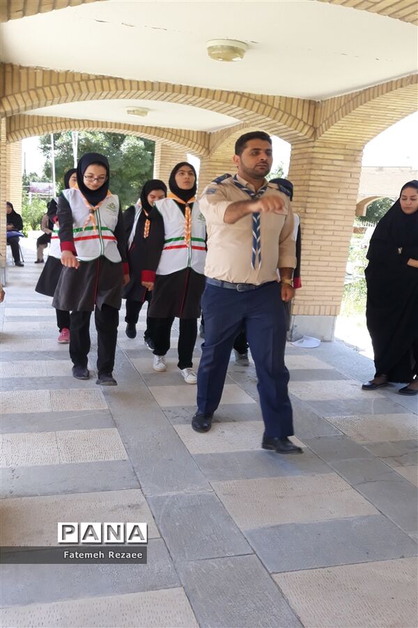 تمرین آمادگی پیشتازان دختر زنجان برای شرکت در اردوی ملی