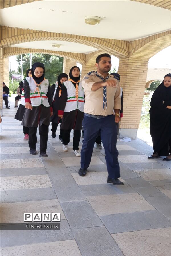 تمرین آمادگی پیشتازان دختر زنجان برای شرکت در اردوی ملی
