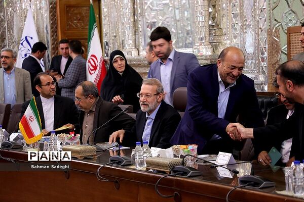 دیدار و کنفرانس خبری رؤسای مجالس ایران و افغانستان