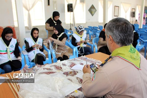 کلاس‌های آموزشی پیشتازان دختر اعزامی به نهمین دوره اردوی ملی