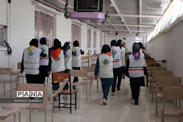 کلاس‌های آموزشی پیشتازان دختر اعزامی به نهمین دوره اردوی ملی