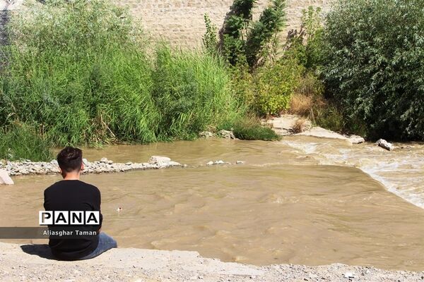 وضعیت بستر رودخانه شهرچای ارومیه