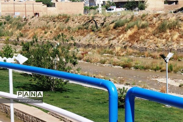 وضعیت بستر رودخانه شهرچای ارومیه