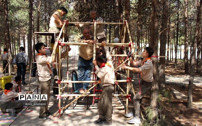 تلاش و تمرین پیشتازان پسر شهرستانهای استان تهران برای حضور موفق در اردوی ملی