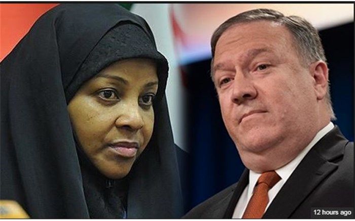 واکنش مرضیه هاشمی به مصاحبه با پمپئو: خط من مشخص است؛ خط امام!